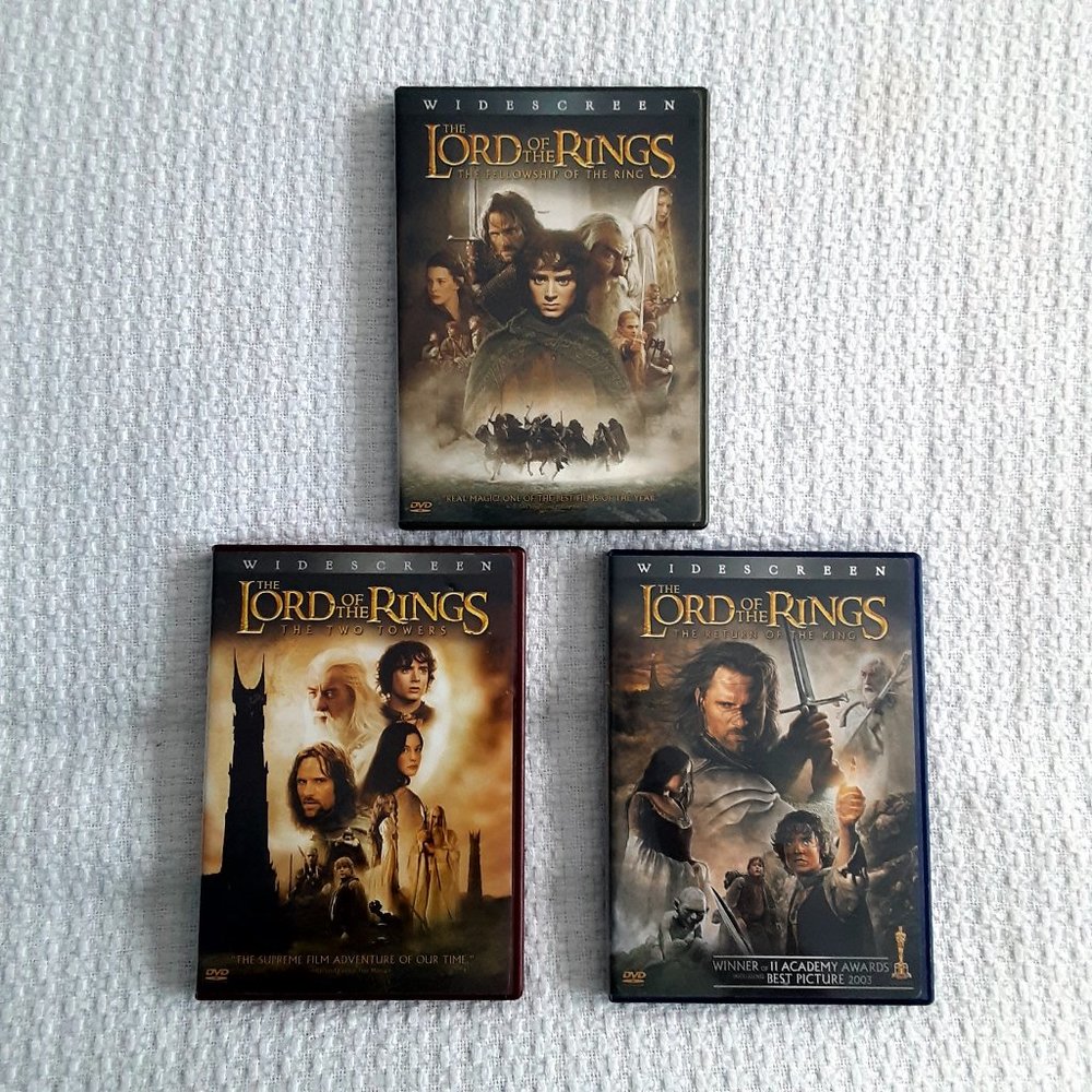 Lord of The Rings Trilogy DVD Widescreen 2 Disc Set